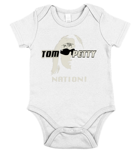 TOM PETTY nation Short Sleeve Baby One-Piece