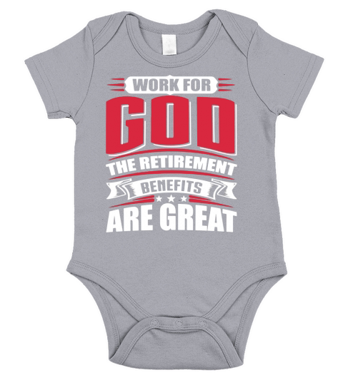 Work For God Short Sleeve Baby One-Piece