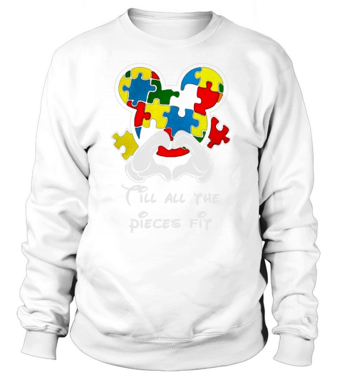 Austim Mouse Cartoon - Austim awareness T shirt Sweatshirt Unisex