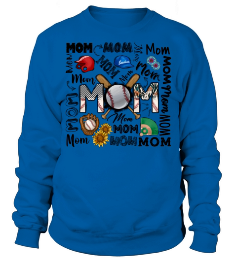 Baseball Mom Sweatshirt Unisex