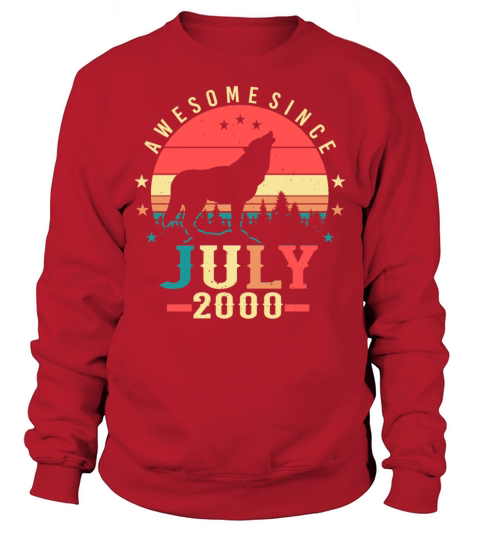 Birth Month July 2000 Sweatshirt Unisex