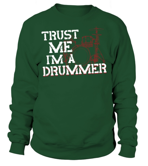 Drummer Drum Set Vintage Retro Sweatshirt Unisex