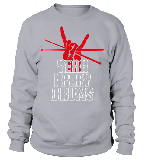 Drummer Vintage Drum Stick Rock Sweatshirt Unisex