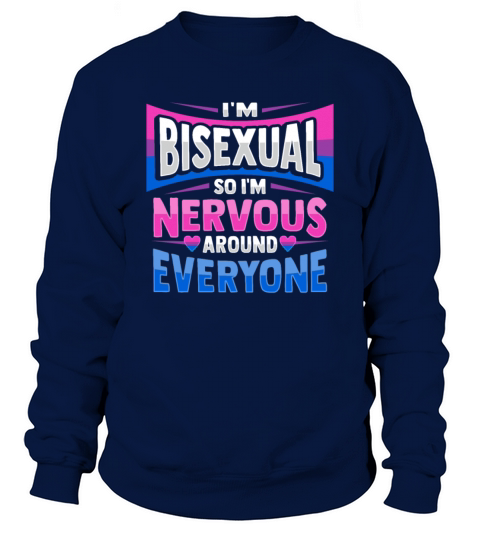 LGBT Queer Design for a Bisexual Sweatshirt Unisex