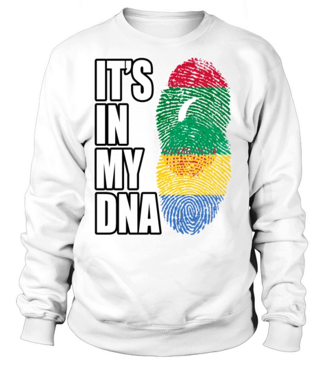 Maldivian And Gabonese Mix Heritage DNA Flag Sweatshirt Unisex