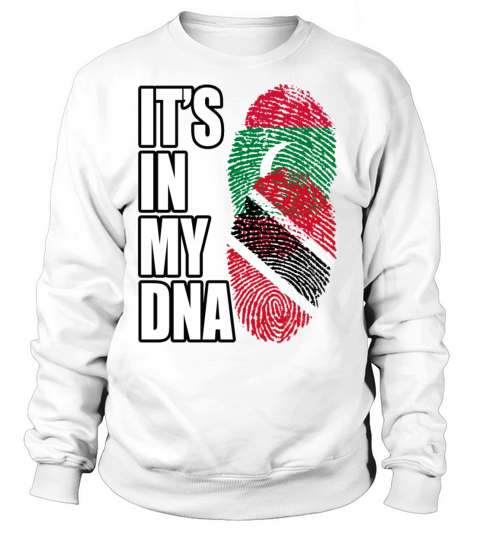 Maldivian And Trinidad Tobago Mix Heritage DNA Fla Sweatshirt Unisex