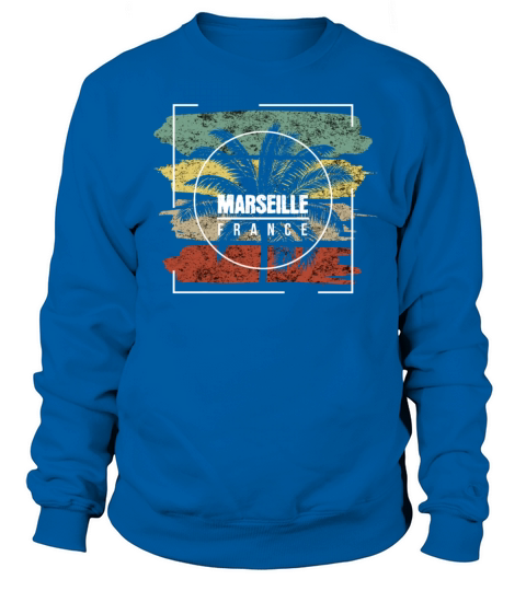 Marseille France Vacation Souvenir Merchandise Sweatshirt Unisex