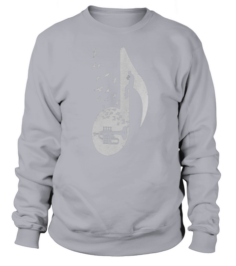musical piccolo trumpet Sweatshirt Unisex