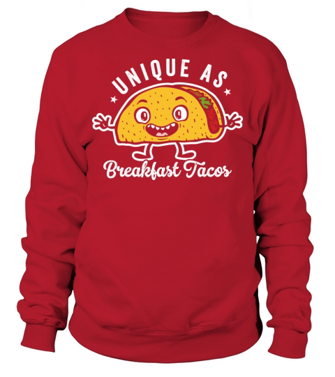 Unique As Breakfast Tacos Happy Kawaii Taco Lovers Sweatshirt Unisex