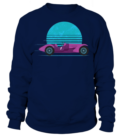 Vintage Racing Car Sweatshirt Unisex
