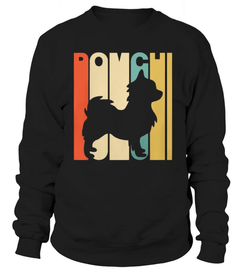 Vintage Style Pomchi Silhouette T-Shirt Sweatshirt Unisex
