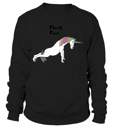 Yoga Unicorn Plank Pose Baby Bodysuits Sweatshirt Unisex
