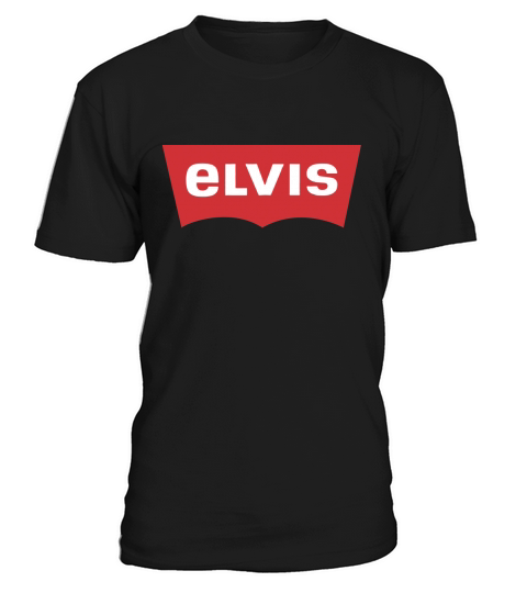 Elvis   Levis Style Logo T-Shirt Unisex