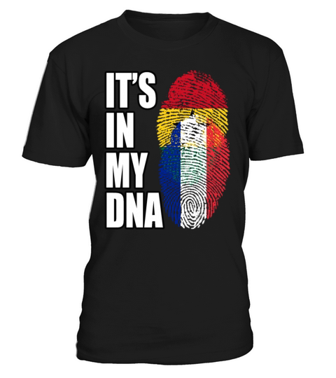 Ghanaian And French Mix Heritage DNA Flag T-Shirt Unisex