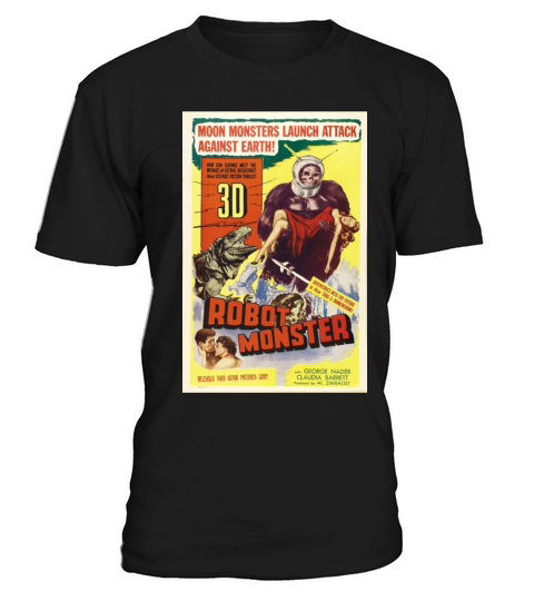 Robot Monster Vintage movie Poster T-Shirt Unisex