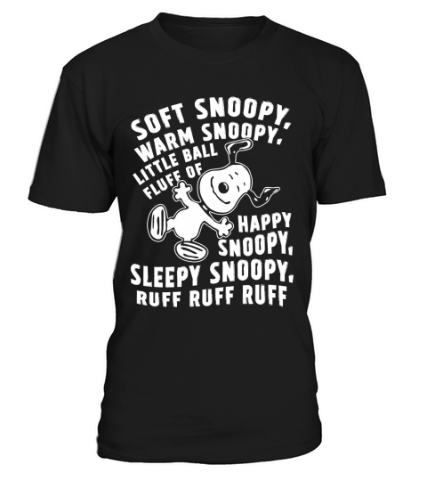 Soft Snoopy Warn Snoopy Happy Snoopy T-Shirt Unisex