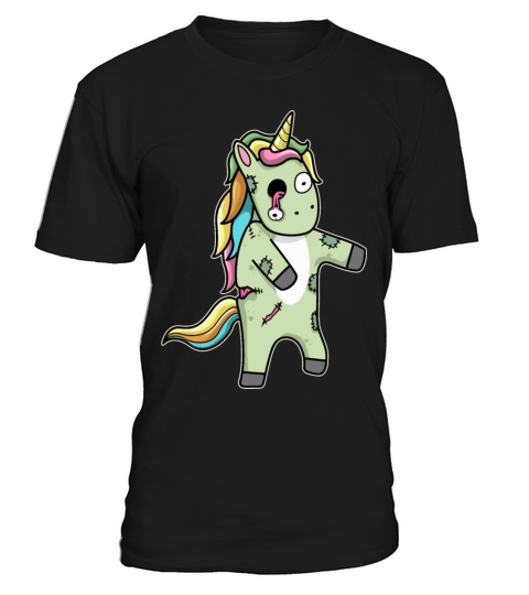 Zombie Unicorn Halloween T-Shirt Unisex