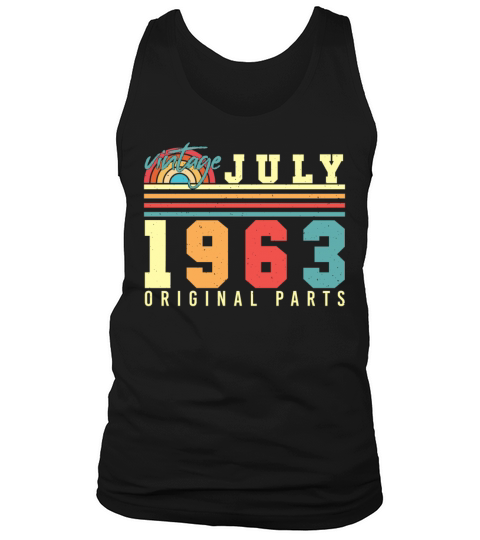 1963 July Vintage Tank Top Unisex