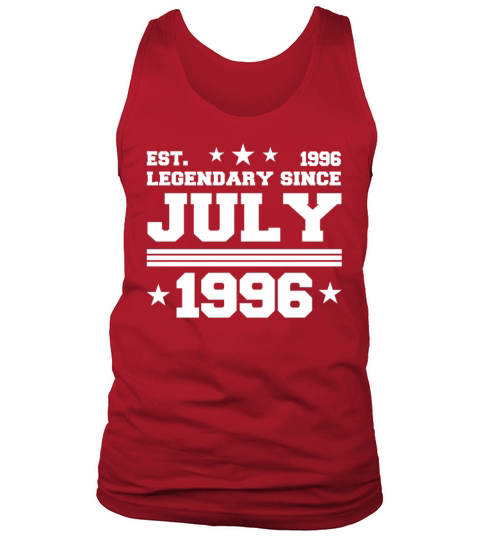 26th birthday July vintage 1996 gift idea Tank Top Unisex