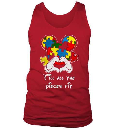 Austim Mouse Cartoon - Austim awareness T shirt Tank Top Unisex