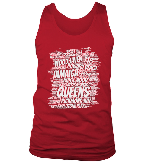 Born raised in queens borough new york city T-shirt Tank Top Unisex