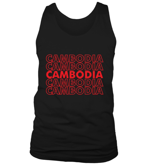 Cambodia Retro Vintage Angkor Wat Temple Tank Top Unisex