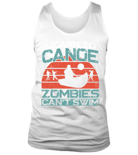 Canoe Canoeing Vintage Retro Learn Tank Top Unisex