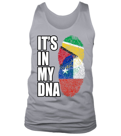 Guyanese And Chilean Mix Heritage DNA Flag Tank Top Unisex