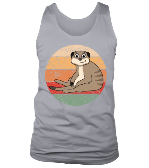 Meerkat Lovers Retro Gift Funny Animals Tank Top Unisex