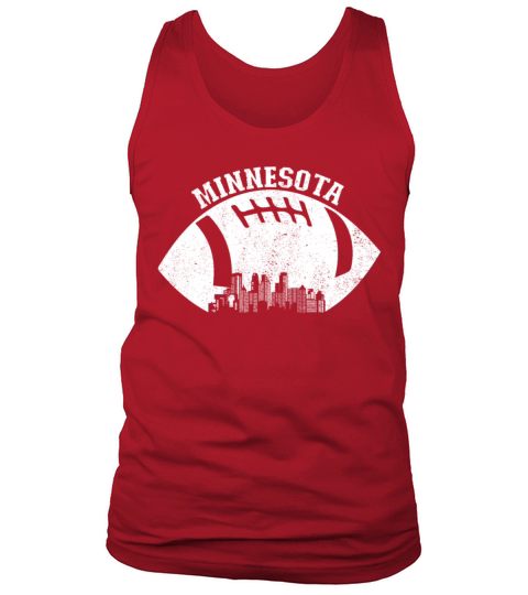Minneapolis Skyline Football Fan Vintage Minnesota Tank Top Unisex