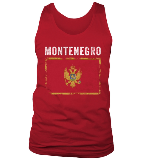 Montenegro Flag Vintage Montenegrin Flag Tank Top Unisex