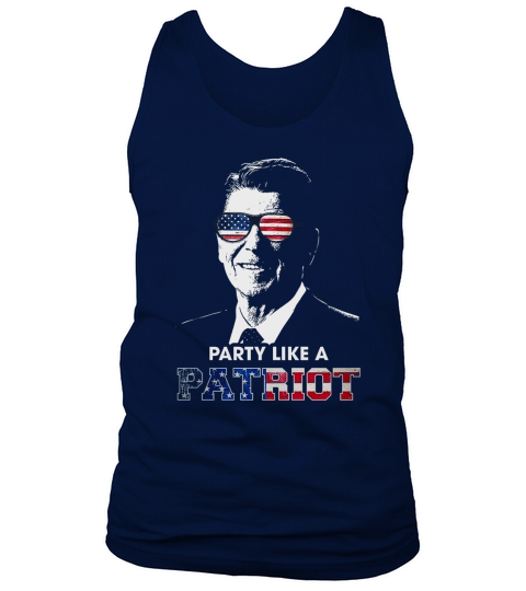 Party Shirt Like A Patriot Reagan USA Pride vintage Tank Top Unisex