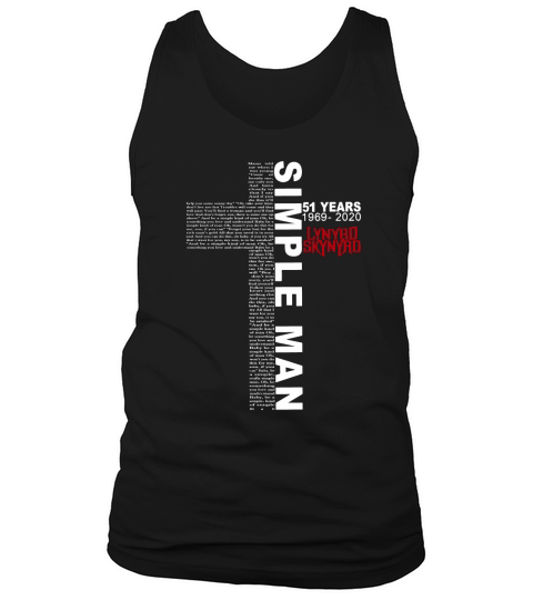 Simple Man 51 Years 1969-2020 Lynyrd Skynyrd shirt Tank Top Unisex