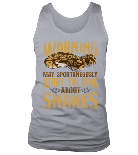 Snake Serpent Vintage Warning May Tank Top Unisex