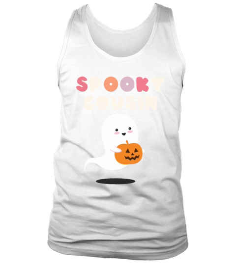 Spooky COUSIN Halloween Ghost Retro October Tank Top Unisex