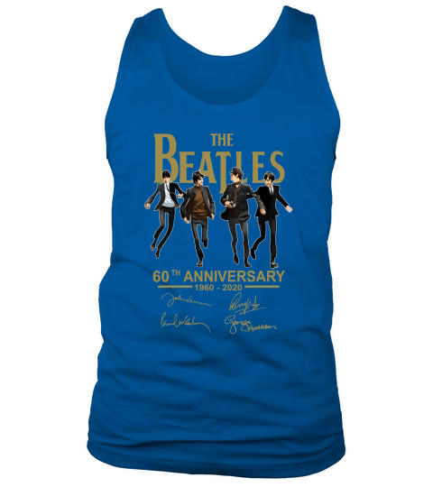 The Beatles 1960 2020 60th anniversary all siganture shirt Tank Top Unisex