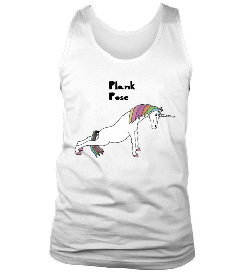 Yoga Unicorn Plank Pose Baby Bodysuits Tank Top Unisex