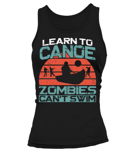 Canoe Canoeing Vintage Retro Learn Tank top Woman