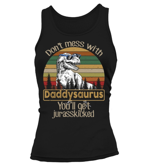 DADDYSAURUS Retro Vintage Tank top Woman