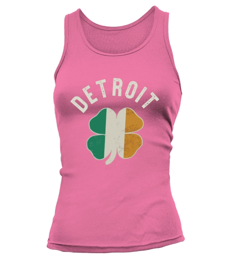 Detroit Shamrock - Irish St Patricks Day Tank top Woman