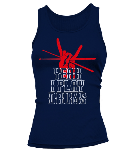 Drummer Vintage Drum Stick Rock Tank top Woman