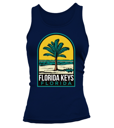 Florida Keys Vintage Beach Tank top Woman