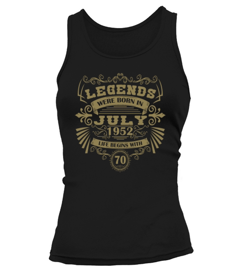Funny Sayings for 50th Birthday July 1952 Vintage Tank top Woman