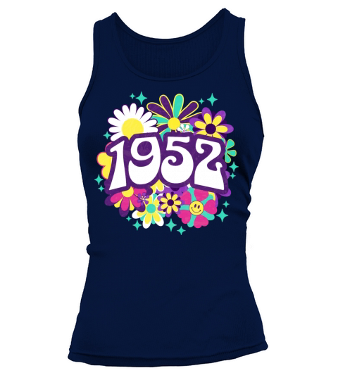 Groovy Vintage 1952 Woman Birthday 70th Birthday Tank top Woman