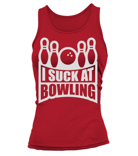 I suck at bowling Tank top Woman