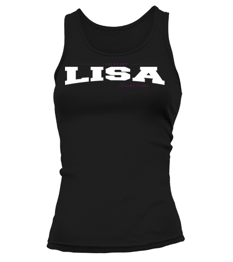 Lisa Name Limited Edition Funny Retro Vintage 80s Tank top Woman