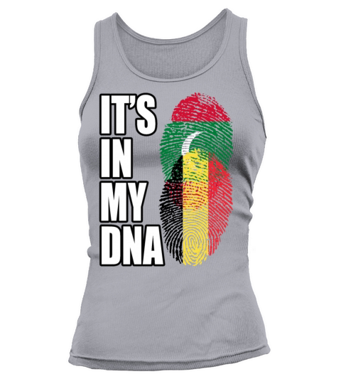 Maldivian And Belgian Mix Heritage DNA Flag Tank top Woman