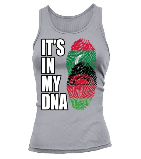 Maldivian And Malawian Mix Heritage DNA Flag Tank top Woman
