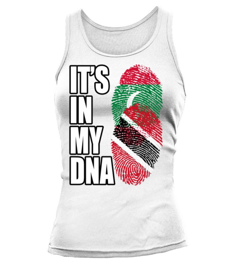 Maldivian And Trinidad Tobago Mix Heritage DNA Fla Tank top Woman