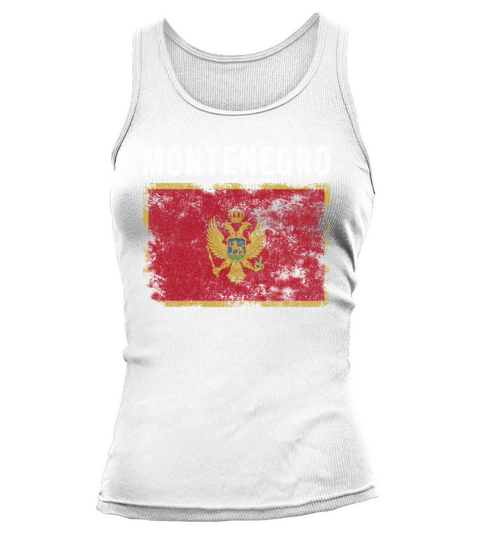Montenegro Flag Vintage Montenegrin Flag Tank top Woman
